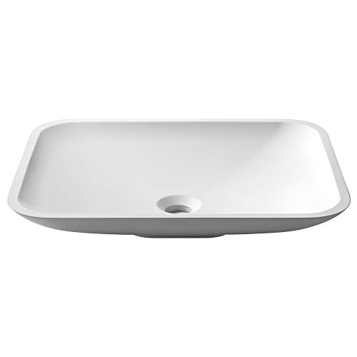 Kraus Ksv-4Mw Natura Bathroom Sink, Rectangular 19.6 X 15.7 Inch #TOP1