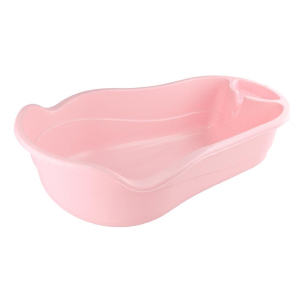 Pink Newborn Baby Toddler Bath Plastic Portable Washing Cleaning Tub Wet Play