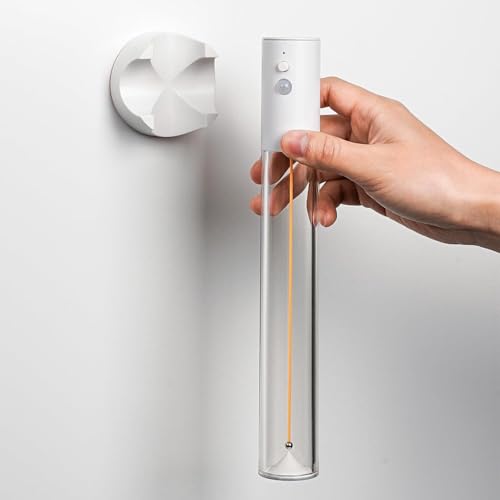 Image of AUGE LIGHT Motion Sensor Light Magnetic Body Sensor Wall Light Wall Sconce Rechargeable USB Torch Lights Cordless Handheld for Bedside Stair Hallway (White)