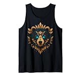 Oso Blue Eyes Mandala Cool Hombres Mujeres Niños Motivo Animal Camiseta sin Mangas