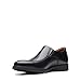 Clarks Men's Whiddon Step Loafer, Black Leather, 10.5