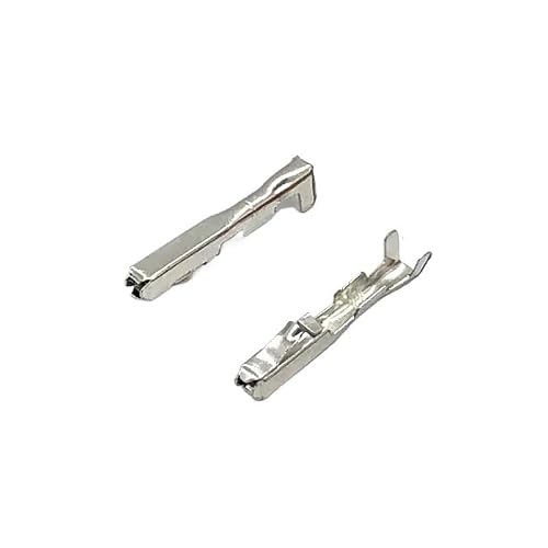 xuyuyan ﻿ 0.6 MM Male Female Crimp Terminal Block Automotive Wire Connector Metal Pins(Grey)