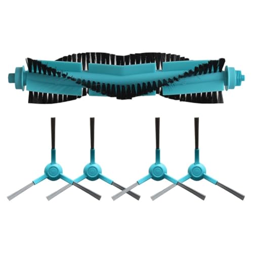 Kit de cepillo lateral de rodillo central para Cecotec Conga 3290 3490 Elite 4090 4690 5090 5490 6090 7090, ABS + piezas de repuesto de nailon