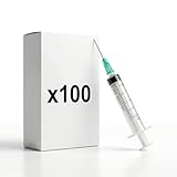 KMINA Jeringuillas 2 ml con Aguja (100 unidades),Jeringas Desechables Multiusos
