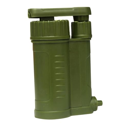 POXZSFX Kit de emergencia para purificador de agua portátil, bomba purificadora de agua ligera y portátil para acampar, senderismo, kit de emergencia para supervivencia.
