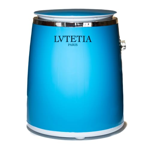 LVTETIA Mini lave linge multifonction 3.5kg de 240W Portable avec Fonction Essorage, Petite taille compact, Capacité de charge 3.5 kg Idéal pour Étudiant,...