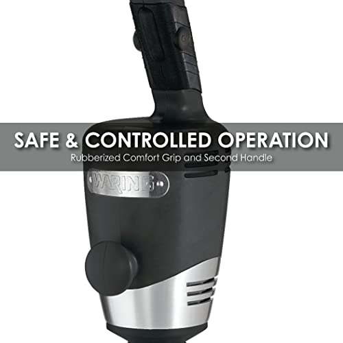 Waring Commerical Wsb50 Big Stix Heavy Duty Immersion Blender, 12" Removable Shaft, 1 Hp/700 Watt Variable Speed Motor, 120V, 5-15 Phase Plug #TOP3