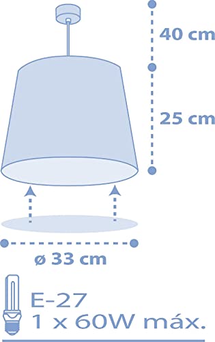 Dalber Lampada Da Soffitto A Sospensione Per Bambini Star Light Stelle Blu - 4