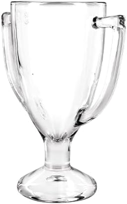 Image of Crown Awards 7 inch Custom Engraved Cup Trophy, Personalized Glass Cup Award with Your Text