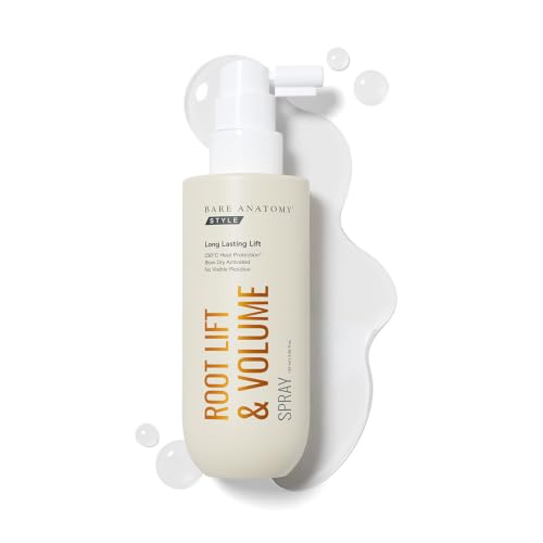 Image of Bare Anatomy Root Lift & Volume Spray | Heat-Activated Hair Volumizer for Fine, Thin & Flat Hair | Instant Root Lift, Long-Lasting Body & Bounce | Humidity & Heat Resistant | 135ml