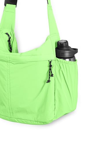 Image of ODODOS 20L Crossbody Tote Bag Large Capacity Lightweight Hobo Shoulder Sling Bags for Gym Shopping Beach Travel