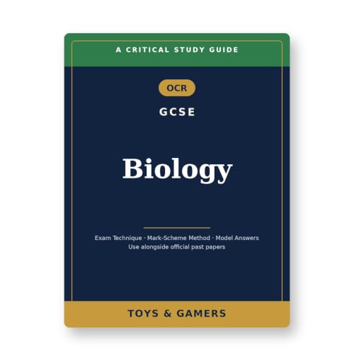 Image of OCR GCSE Biology: Critical Study Guide — Exam Technique, Mark-Scheme Method & Model Answers (Use Alongside Official Past Papers)