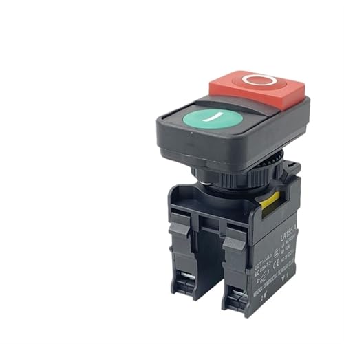 Interruptor de botón de 22mm LA155 de cabeza redonda alta resistencia 600V 2NO2NC sin lámpara