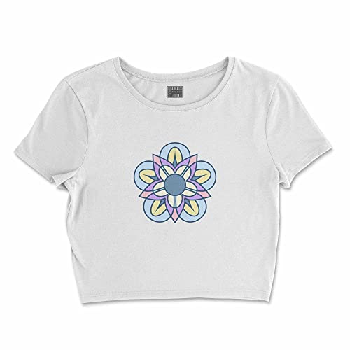 T-Shirt Blanc Femme Bdwtswi-100097-s à coupe courte et design épuré taille S