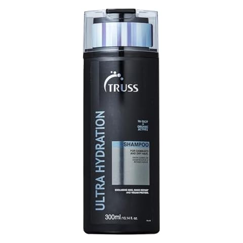 TRUSS Ultra Hydration Shampoo - Intense Moisturizing Shampoo for Color Treated Hair - Repair Damage + Add Shine with Our Hydrating Shampoo for Dry Hair - Anti Frizz Humidity Protection (300 ml) Cover