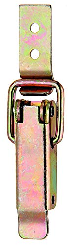 Preisvergleich Produktbild Alberts 347956 Kistenverschluss / mit gekröpftem Schließhaken / galvanisch gelb verzinkt / 49 x 13 mm