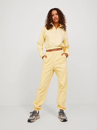 JACK & JONES Women's JJXX JXALFA REG Every Short Half Zip Sweatshirt, Sunlight, S - Afbeelding 6