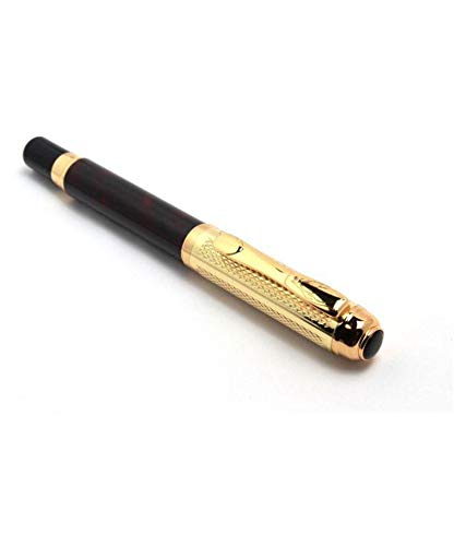 Image of HAYMAN 24 CT Gold Plated Fountain Pen With Box (P-132)