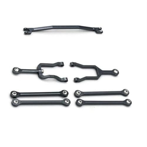 RC�J�[�����P�[�W For Kyosho For Mini-Z 4X4 1/18 RC �N���[���[�J�[�A�b�v�O���[�h�p�[�c�����X�e�A�����O�����N���b�h�ƃV���[�V�����N���b�h�����P�[�W(Gray)