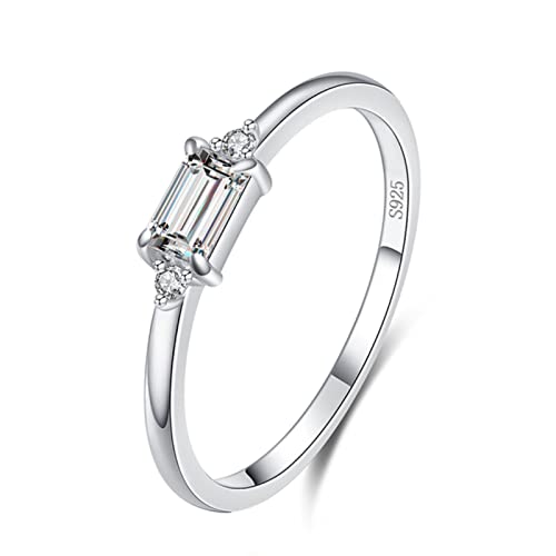 Bague en argent sterling 925 avec tourmaline verte pour femme taille 5