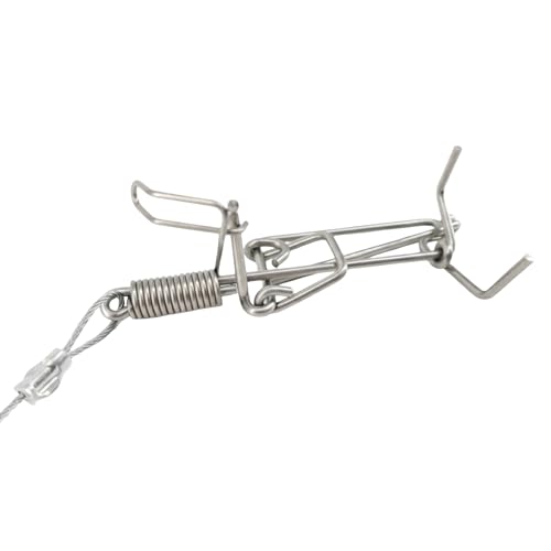Worlds Best Mole Trap, USA Made, Stainless Steel, New (6 Pack), Professional Grade, Kill Traps, Reusable, Below Ground use.