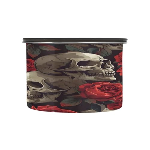Contenedor de café hermético de acero inoxidable Qilmy 17oz