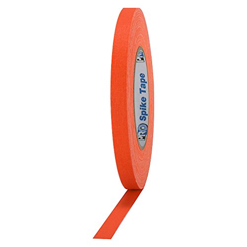 Pro Tapes Pro Spike Stack Tape 1/2" x 45yds Multicolor Neon High Visibility Fluorescent Gaffers Tape for Stage, Film, Safety & Event Marking, 5 Pack Neon Colors: Pink, Green, Orange, Blue, Yellow by Pro - Image 5