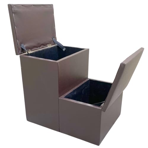 Escada pet anti derrapante em corino escadinha para cães e gatos subida e descida em sofás e camas