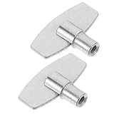 Toyvian 2stücke Mechanischer Wecker-aufzugschlüssel Wecker-kettenaufzugswerkzeug Uhrenreparatur-aufzugsset Uhrenketten-reparaturschlüssel Spieluhrschlüssel Für Mechanische