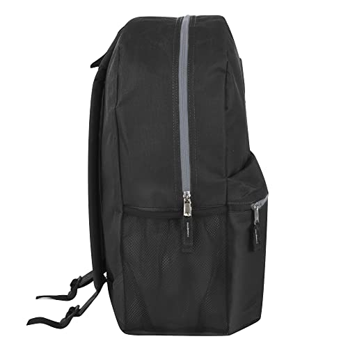 Trail Maker 7287/7288 19 Inch School Backpacks With Mesh Side Pockets – Basic Large Solid Color Backpacks For Kids, Men, Women, Travel thumb #3