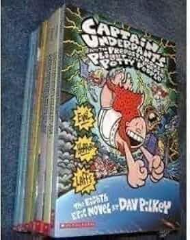 Amazon.com: Captain Underpants Box Set (10 Books): 9798998552410