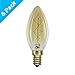 Produktbild HaoHZ 6er-Pack Vintage Edison Kandelaber Birne (40W), C35 antike warmweiße 2200K Glühbirne, E26 / E27 / B22,110V-240V