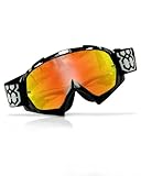 La correa de las gafas Two-X Race está recubierta de silicona y, por tanto, no se resbala del casco.