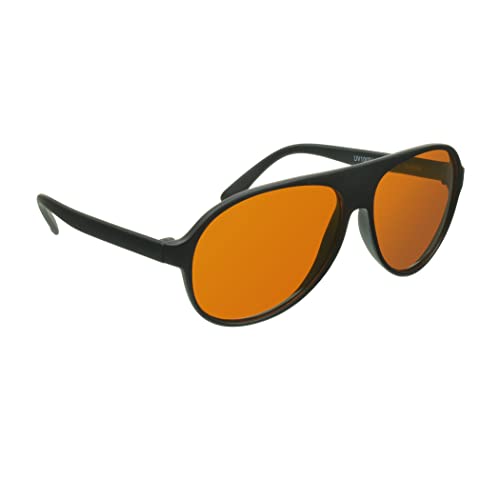 Image of proSPORT Blue Light Blocker Glasses Sleep Better Computer Screen Orange Amber