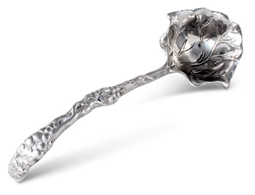 Arthur Court Aluminum Grape Pattern Punch/Soup/Serving Ladle Silver Spout 12 Inch Long #TOP2
