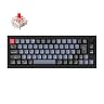 Q2 QMK Custom Mechanical Keyboard ノブバージョン Q2-M1-JIS 赤軸 [カーボンブラック]