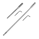 4PCS Drill Bit Extension Set, 1/4 Hex Shank Quick Change Spade Drill Bit Extension 6' and 12' Wood...