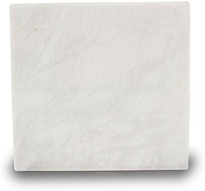 Taj Mahal Marble Memorial Urn for Display or Burial, Urn Vault - Large - Holds Up to 200 Cubic Inches of Ashes - Taj Mahal White Cremation Urn for Adult Ashes