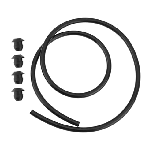 Create idea 1 Juego dOjales para Línea de Combustible de Motosierra Cortadora de Césped Y Gasolina Tubo de Combustible Compatible con Husqvarna 570 570EPA 570XP 575XP Negro 60 Cm