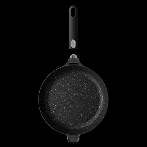 Berghoff GEM Non-Stick Cast Aluminum Frying Pan 11" 2.5 qt. Stay-Cool Detachable Handle Ferno-Green PFOA-Free Induction Cooktop Fast Heating Oven Safe - Image 3