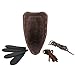 WAYNE'S DOG Canvas Leather Recoil Reducing Pad Stock Extension Cover Buttstock Cheek Rest with Rifle Shell Holder (No Shell Slots(Ambidextrous), Coffee)