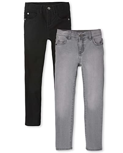 Image of The Children's Place Boys Pull On Slim Cargo Pants, New Navy, 6 Husky