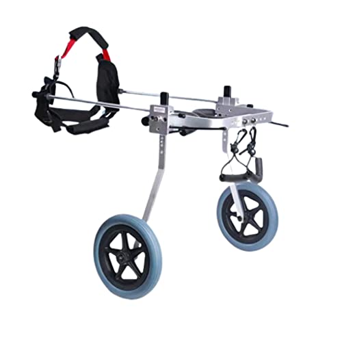 Silla de ruedas para mascotas, rehabilitación de extremidades para perros pequeños y medianos, herramientas para caminar con discapacidad de aire, aluminio, ayuda a la movilidad