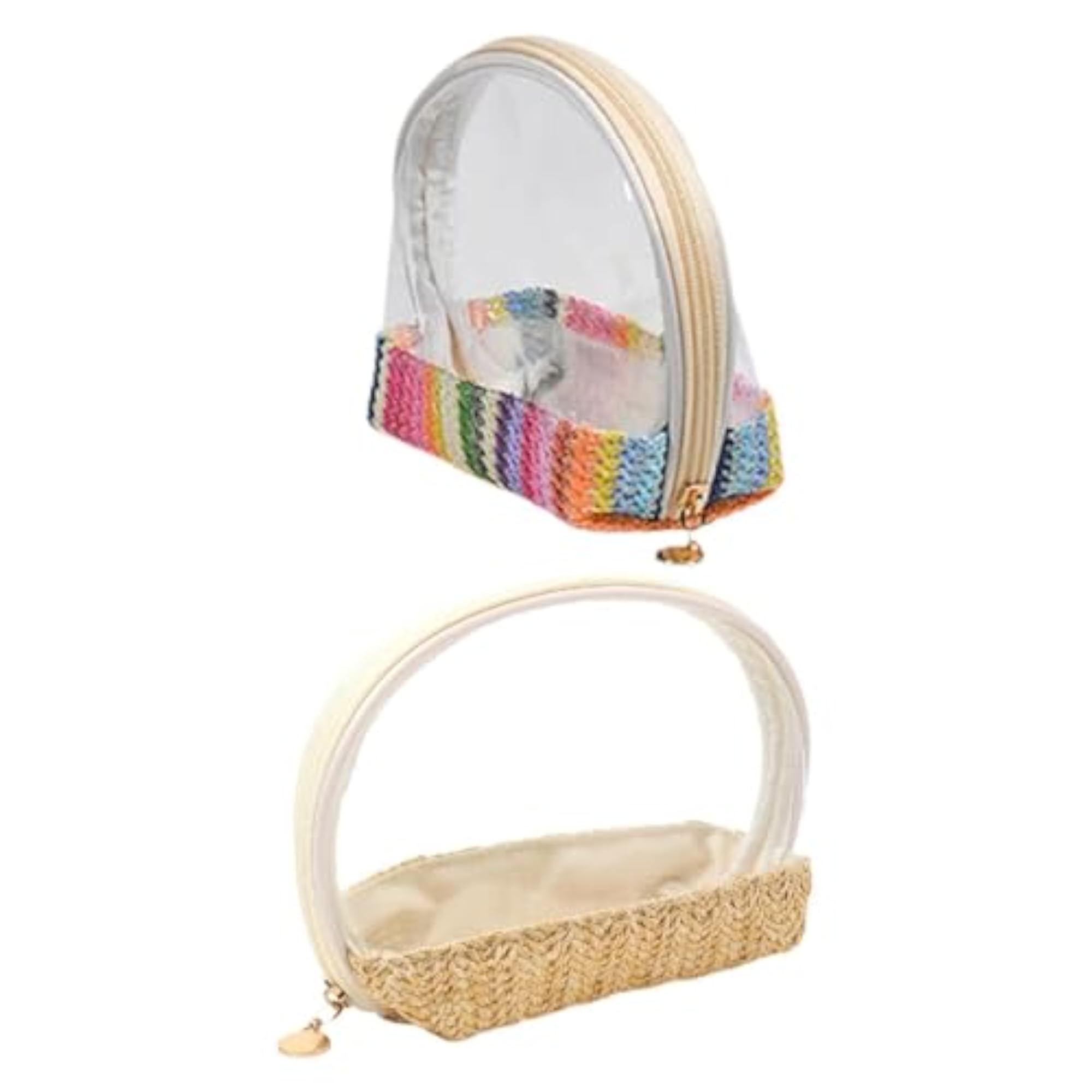 Small Waterproof Makeup Bag, Portable Toiletry Pouch