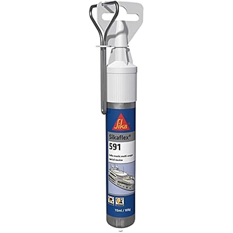 Sellador de pegamento híbrido multiusos Sika Flex-591 para aplicaciones marinas Cover