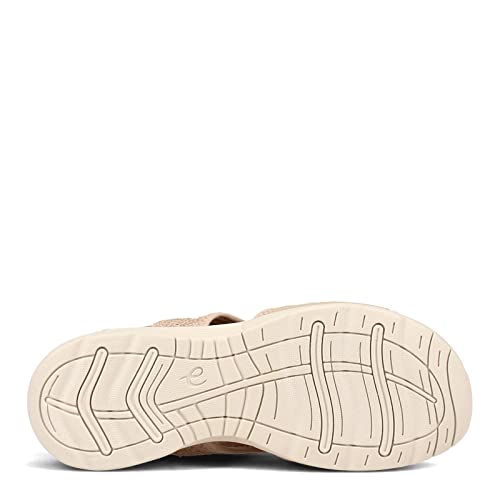Image of Easy Spirit Womens Traciee 2 Memory Foam Wedge Sandals Tan 8.5 Wide (C,D,W)