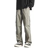 YLIRJ Mens Loose Fit Baggy Cargo Pants Straight Wide...
