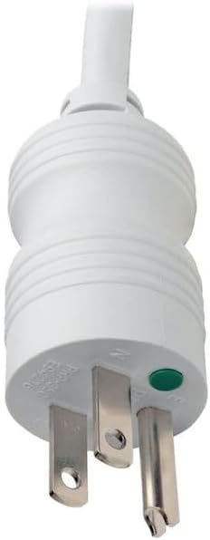 Regleta de protección eléctrica hospitalaria Tripp Lite Safe-IT para zonas cercanas a pacientes, 4 enchufes hospitalarios de 15 A, cumplimiento UL 60601-1, cable de 1,8 m, tapas de seguridad para enchufes, color blanco (PS-406-HGULTRA) miniatura 7