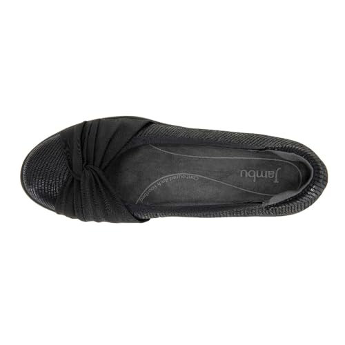Jambu Women's Tara Flat Black 8 W4