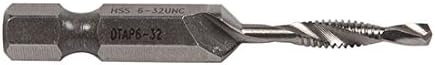 GREENLEE DTAP6-32 Combination Drill and Tap Bit, 6-32NC - 3 Pack